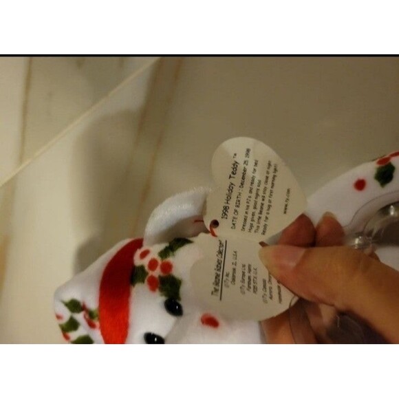 Ty Beanie Babies Holiday Teddy 1998 - Picture 4 of 4